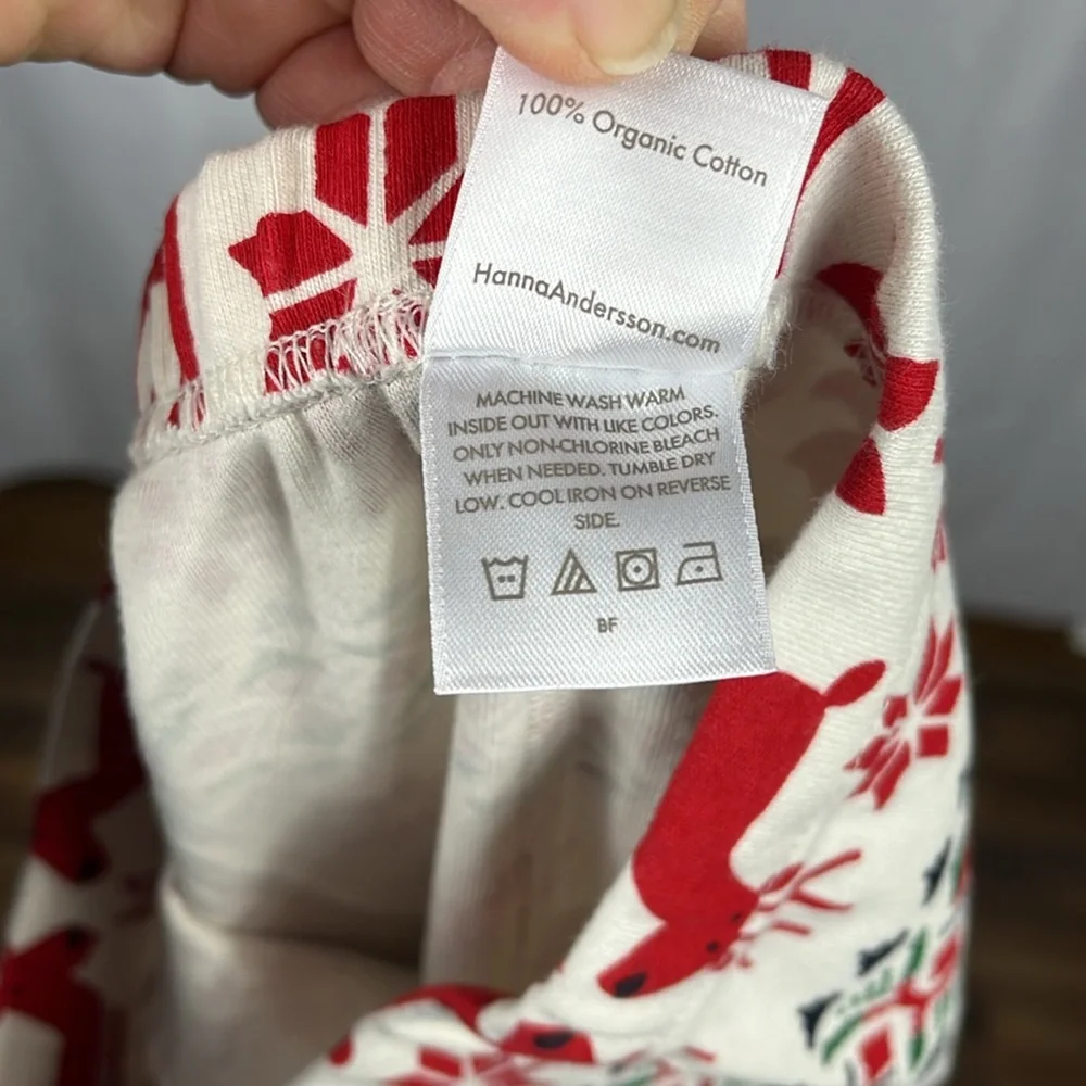 Hanna‎ Andersson Dear Deer Long John Pajama Set.
